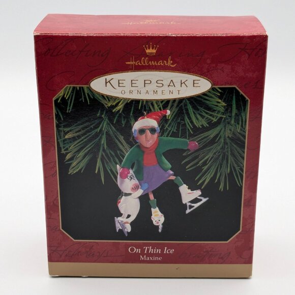 Hallmark Keepsake Maxine On Thin Ice 1999, Vintage Christmas Ornament - Picture 7 of 10